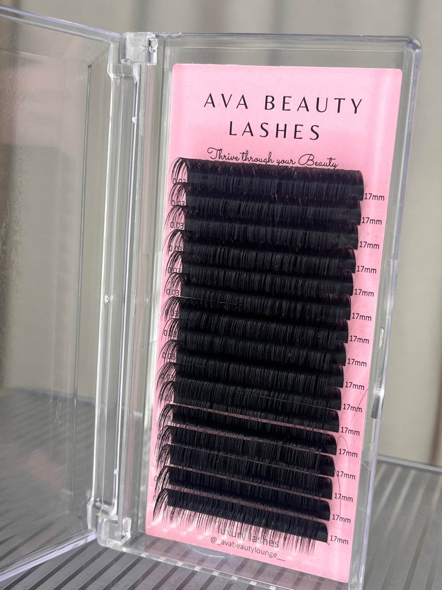 LAST SEASON LABEL trays -Lash Collection